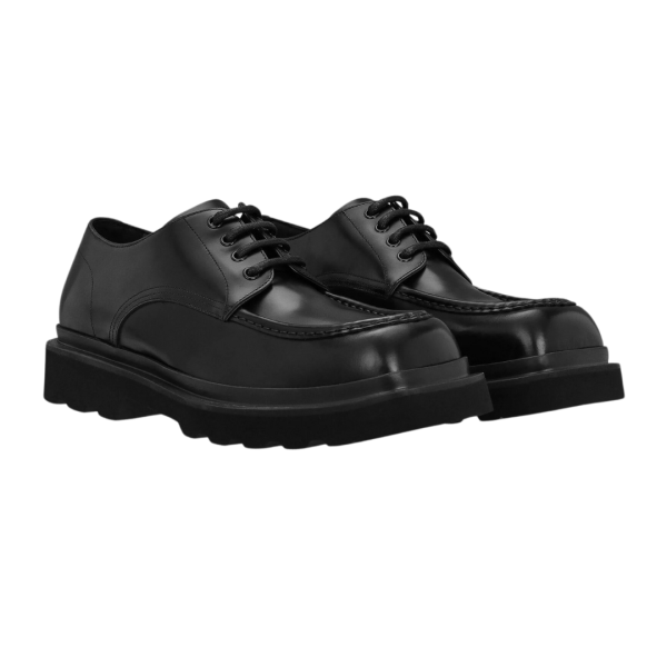 DOLCE & GABBANA Chaussures derbies City Trek cuir veau brossé noir