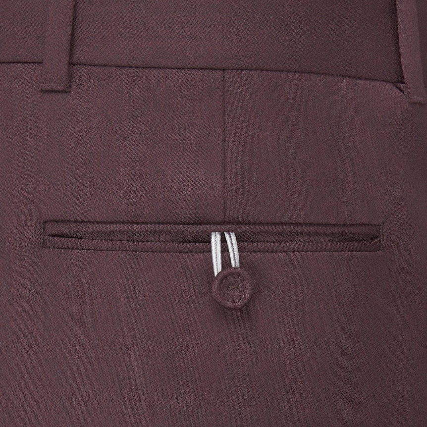 Pantalon évasé DIOR sergé laine vierge bordeaux