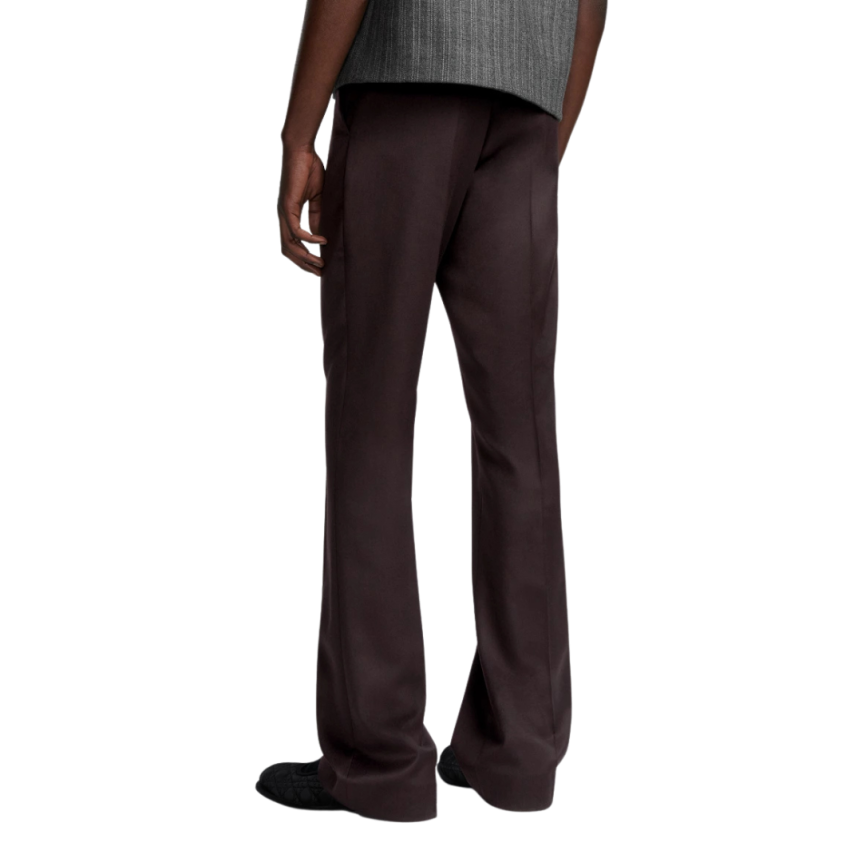 Pantalon évasé DIOR sergé laine vierge bordeaux