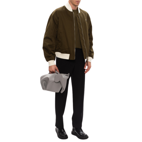 Pantalon noir poche arrière logo