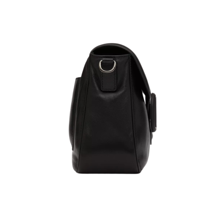 Sac porté épaule VALENTINO GARAVANI cuir nappa noir boucle V bandoulière