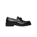 Mocassins cuir veau noir VLogo Locker