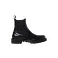 Boots Beatle cuir veau noir semelle crantée
