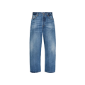 Pantalon Jeans chino coton denim bleu délavé