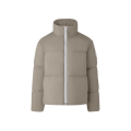 Doudoune Lawrence nylon beige logo blanc