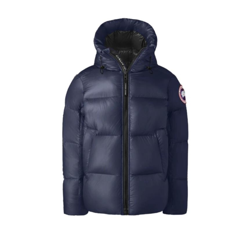 Doudoune CANADA GOOSE Crofton Puffer capuche nylon Rip stop bleu marine