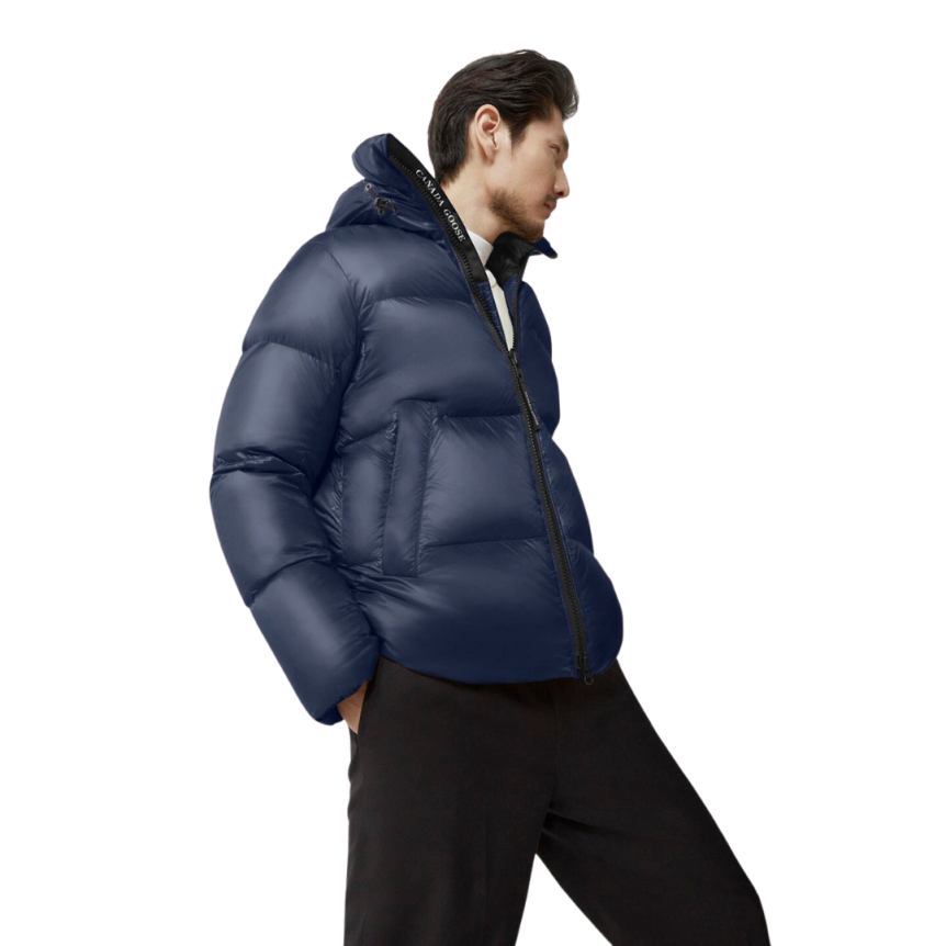 Doudoune CANADA GOOSE Crofton Puffer capuche nylon Rip stop bleu marine