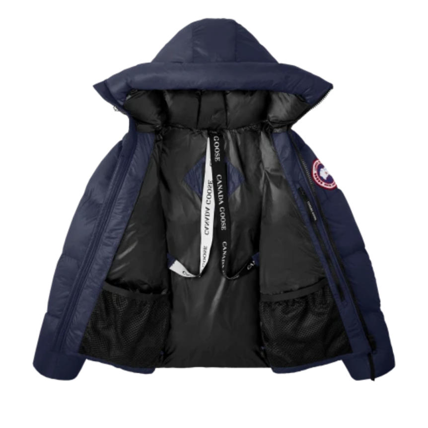 Doudoune CANADA GOOSE Crofton Puffer capuche nylon Rip stop bleu marine