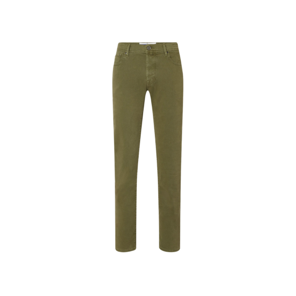 Pantalon slim JACOB COHEN Bard coton vert amande