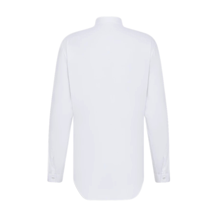 Chemise brodée Dior Popeline de coton blanc