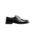 Derby brogue Dior Embassy Cuir veau patiné noir bout fleuri