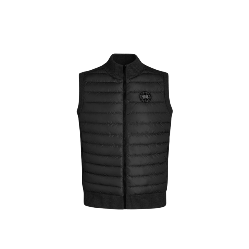 Gilet sans manches laine mérinos noir CANADA GOOSE HyBridge® Black Label