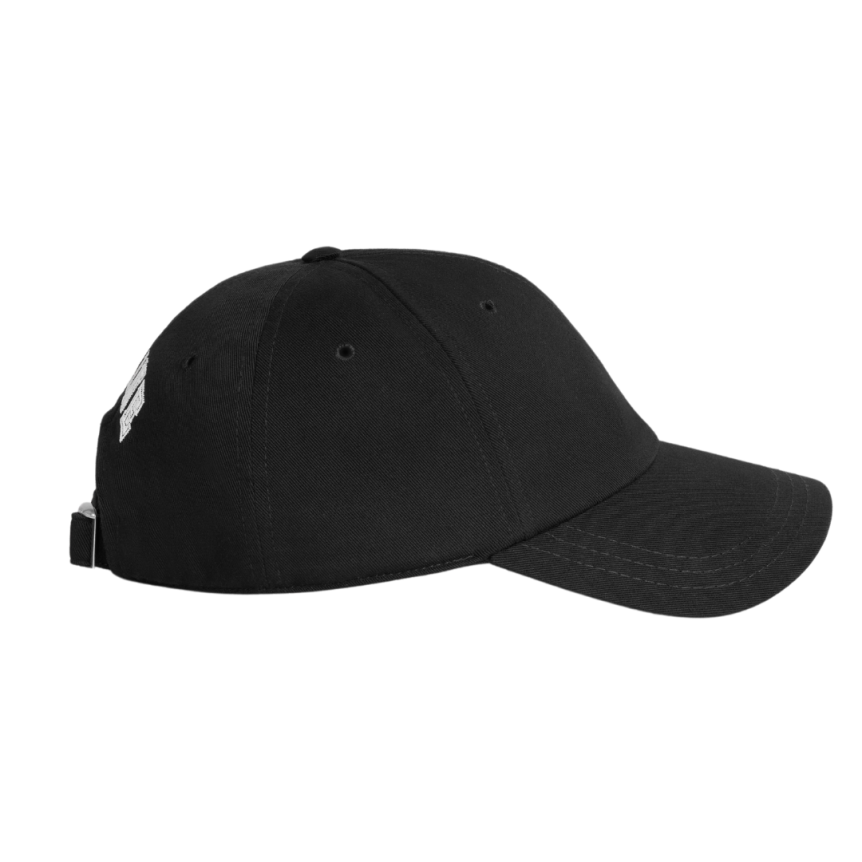 Casquette CELINE coton noir logo écriture blanc arrière