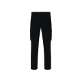 Pantalon Cargo flanelle coton stretch noir