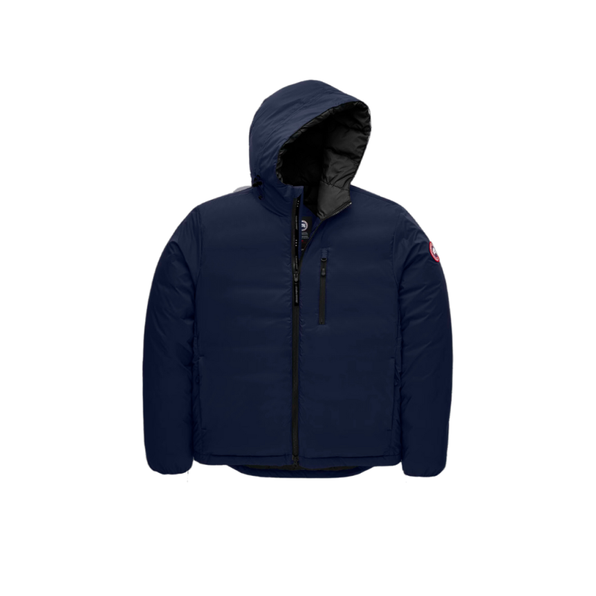 Blouson doudoune CANADA GOOSE Lodge down hoody nylon bleu marine