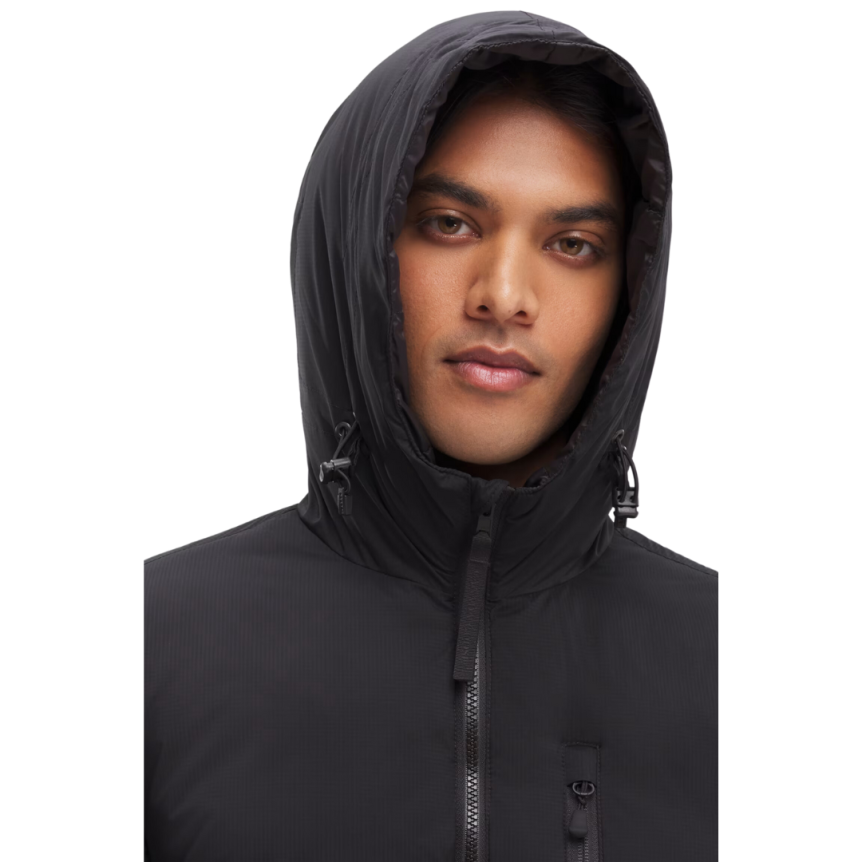 Blouson doudoune CANADA GOOSE Lodge Down Hoody nylon noir black label