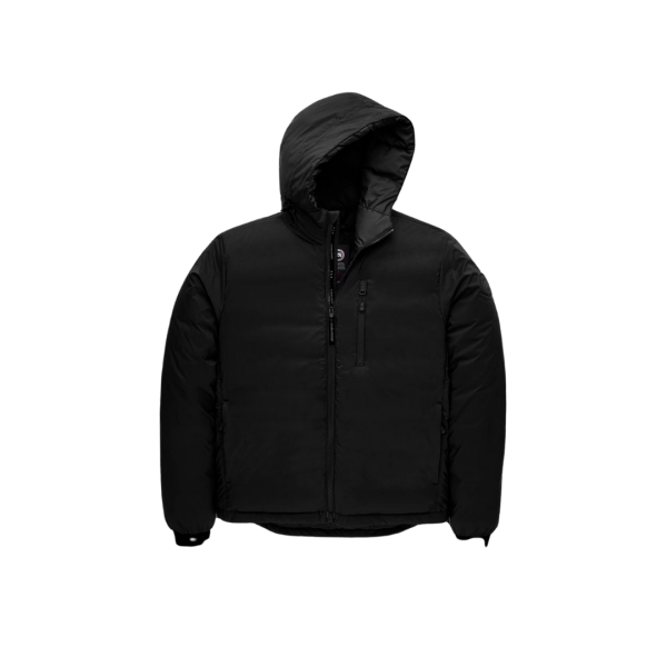 Blouson doudoune CANADA GOOSE Lodge Down Hoody nylon noir black label