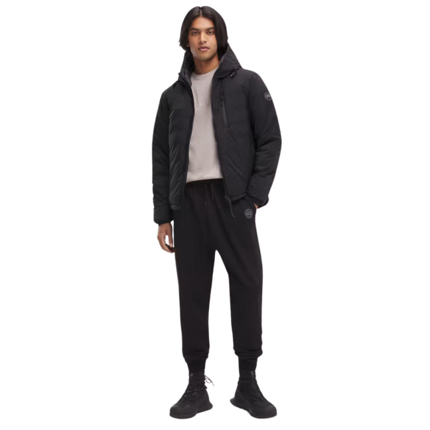 Blouson doudoune CANADA GOOSE Lodge Down Hoody nylon noir black label