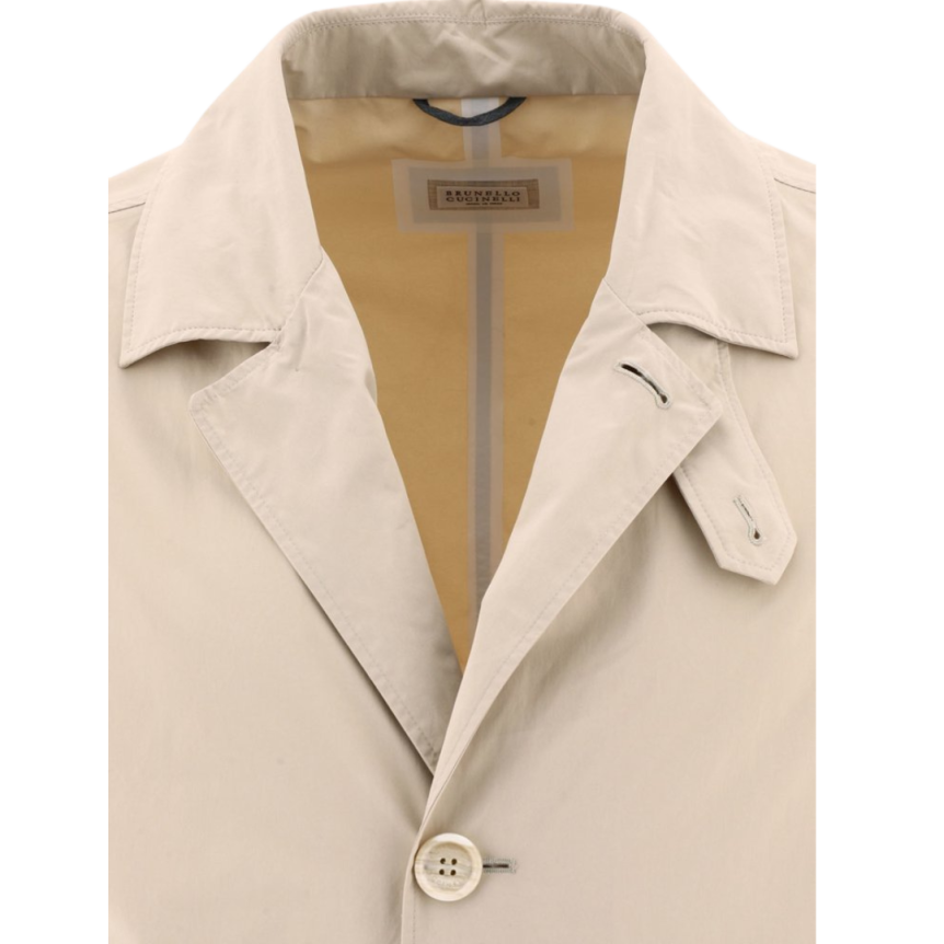 Manteau BRUNELLO CUCINELLI imperméable Trench nylon beige
