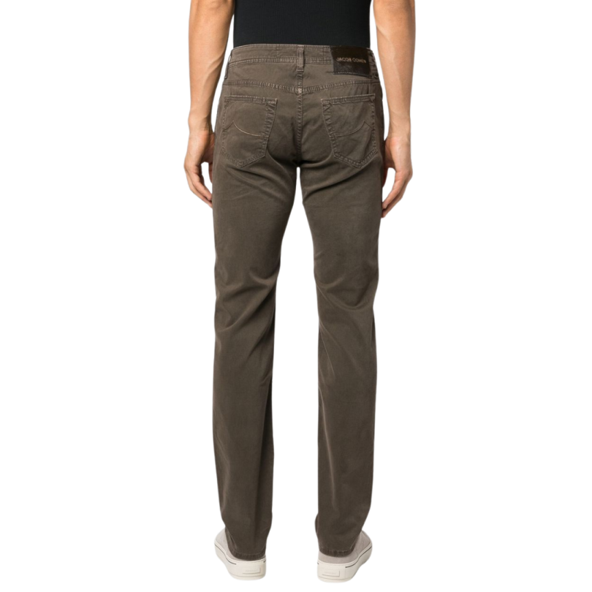 Pantalon JACOB COHEN Bard slim coton marron