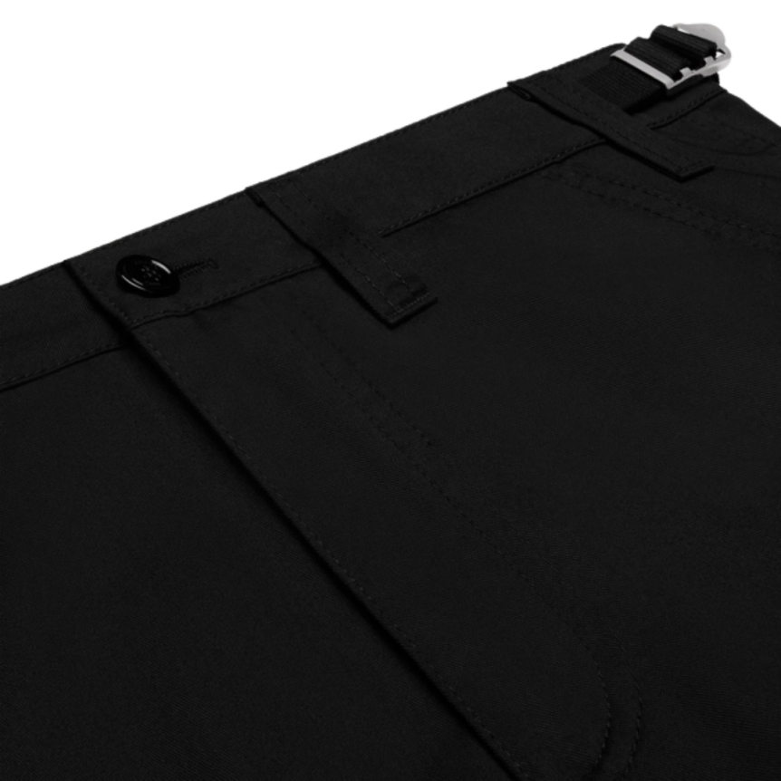 Pantalon cargo coton technique noir CELINE blanc