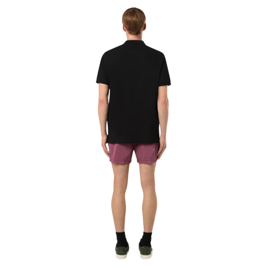 Polo STONE ISLAND manche courte piqué de coton stretch noir