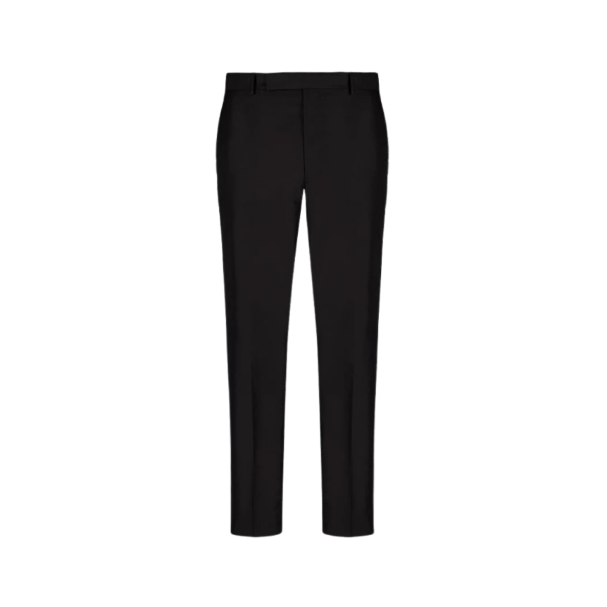 Pantalon droit PRADA coton technique noir