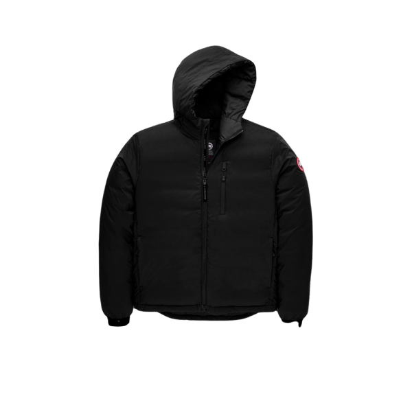 CANADA GOOSE Blouson doudoune à capuche Lodge nylon noir Classic label