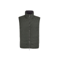 Gilet sans manches nylon vert FF allover réversible noir