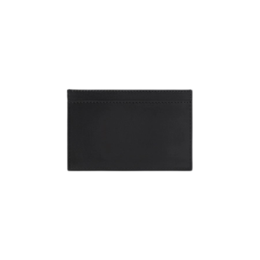 Porte cartes CELINE cuir noir logo Triomphe embossé