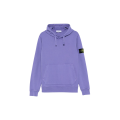 Sweat-shirt à capuche coton molleton violet