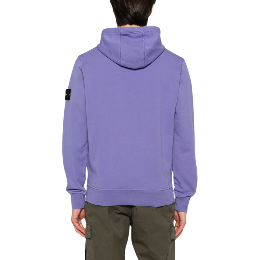 Sweat-shirt à capuche  STONE ISLAND coton molleton violet