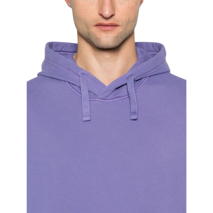 Sweat-shirt à capuche  STONE ISLAND coton molleton violet
