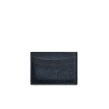 Porte-carte Bambou cuir veau Venezia bleu marine Scritto