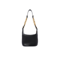 Petit sac porté épaule Bracelet bag cuir grainé noir