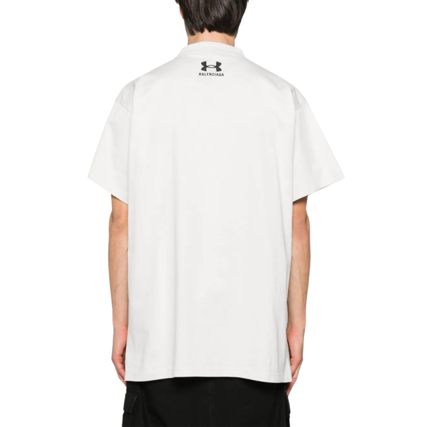 T-Shirt BALENCIAGA Under Armour® Oversize jersey vintage gris clair noir