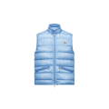 Doudoune sans manches Gilet Gui repliable nylon bleu ciel
