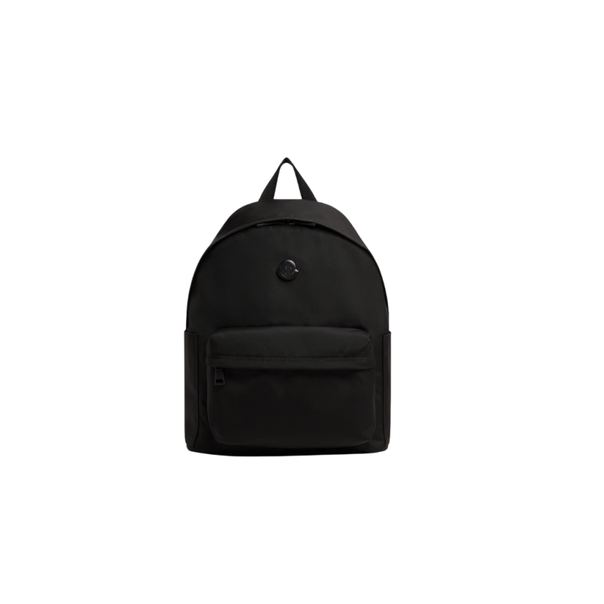Sac à dos imperméable MONCLER New Pierrick noir logo métal noir