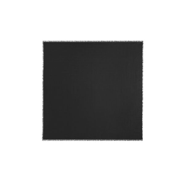grand carré  foulard SAINT LAURENT modal cachemire noir