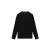 T-shirt col rond coton noir logo Ghost ton sur ton
