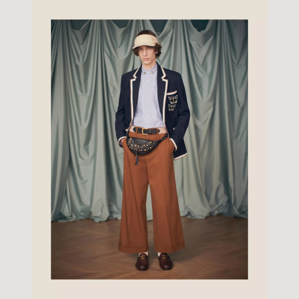 Mocassins VALENTINO V Logo Signature cuir buffle brun