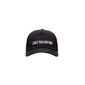 Casquette nylon noir Chez Valentino écru filet