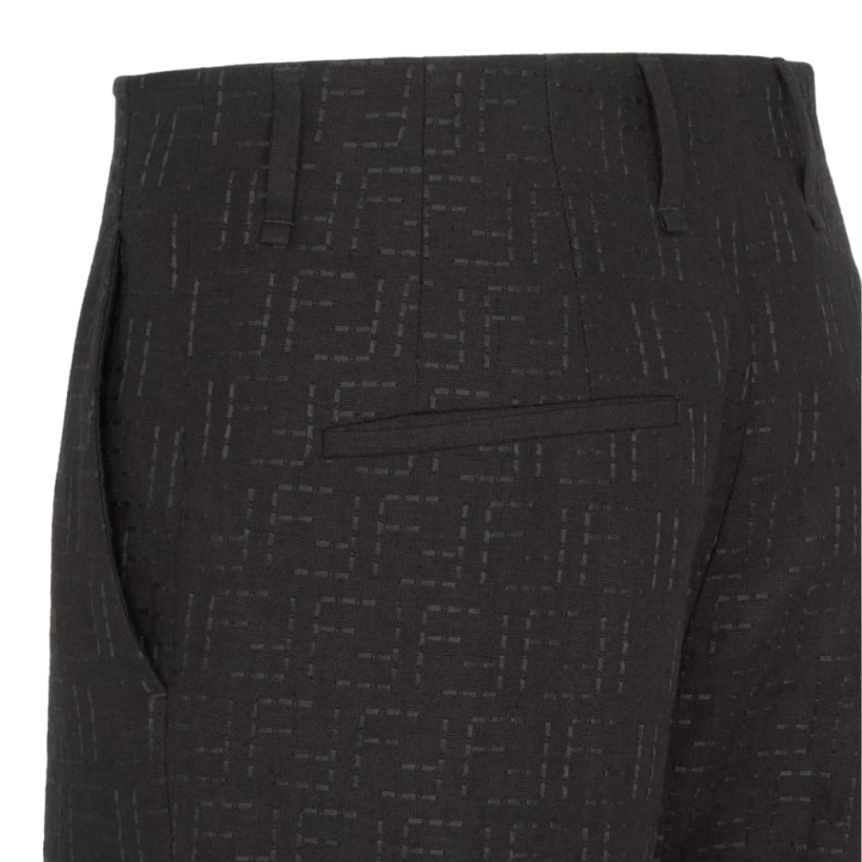 LIN NOIR GAUFFRE FF TTON