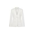 Veste blazer cintré simple bouton coton blanc