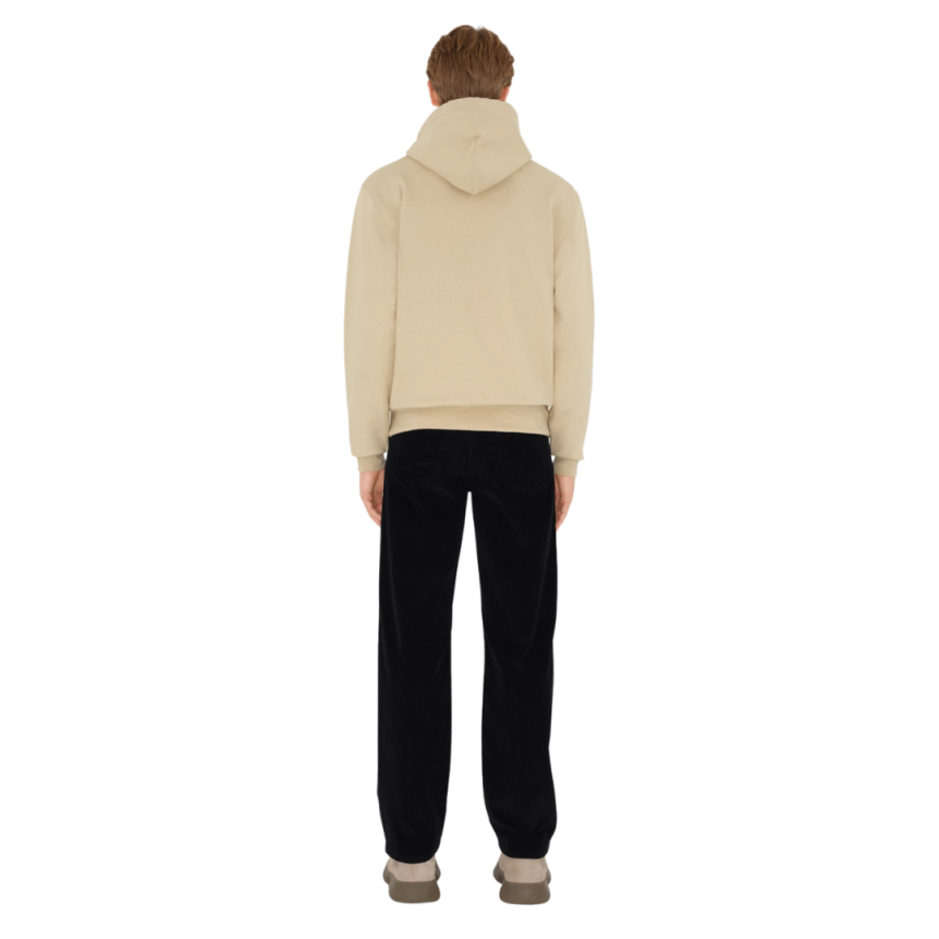 Sweat-shirt à capuche BURBERRY patch étiquette check beige