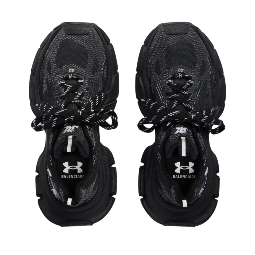 Sneaker BALENCIAGA Under Armour® 3XL Knit polyester noir blanc