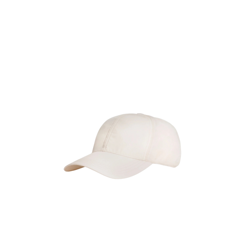 Casquette baseball DOLCE & GABBANA nylon écru étiquette métal logo