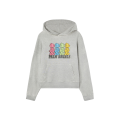 Sweat-shirt à capuche Crossroads Bears coton gris oursons multicolores