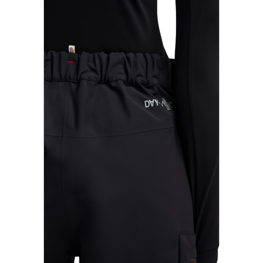 Pantalon survêtement MONCLER maille Shell noir logo Grenoble