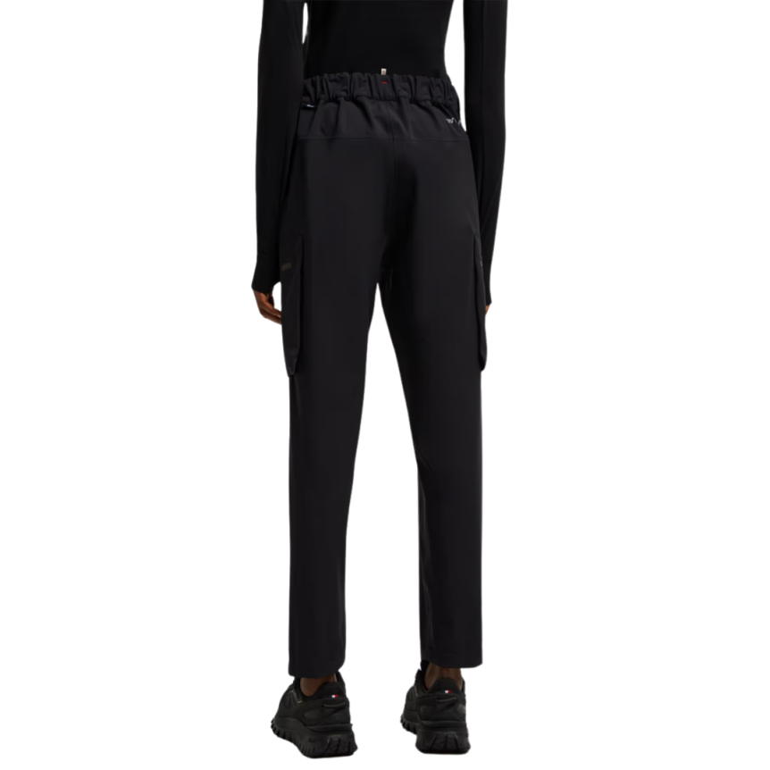 Pantalon survêtement MONCLER maille Shell noir logo Grenoble